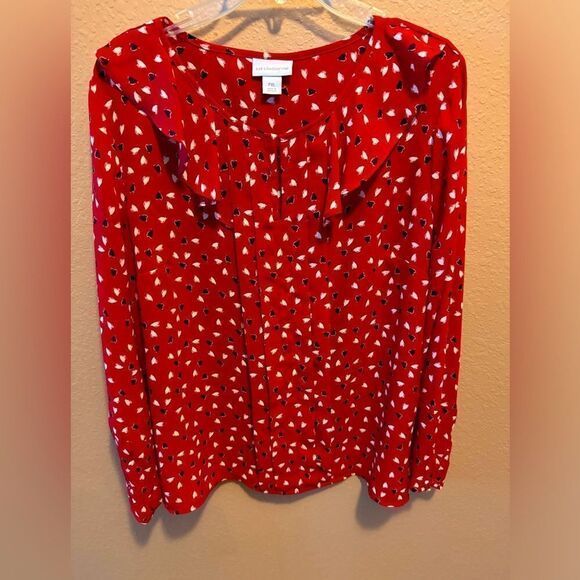 Liz Claiborne Tops - Liz Claiborne long sleeve ruffle blouse